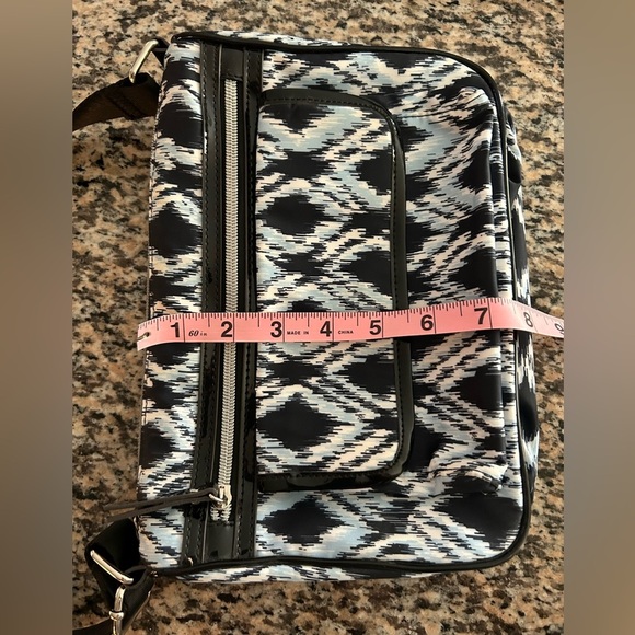 Easy Spirit Black and Blue Patterned Women's Bag - Picture 4 of 8